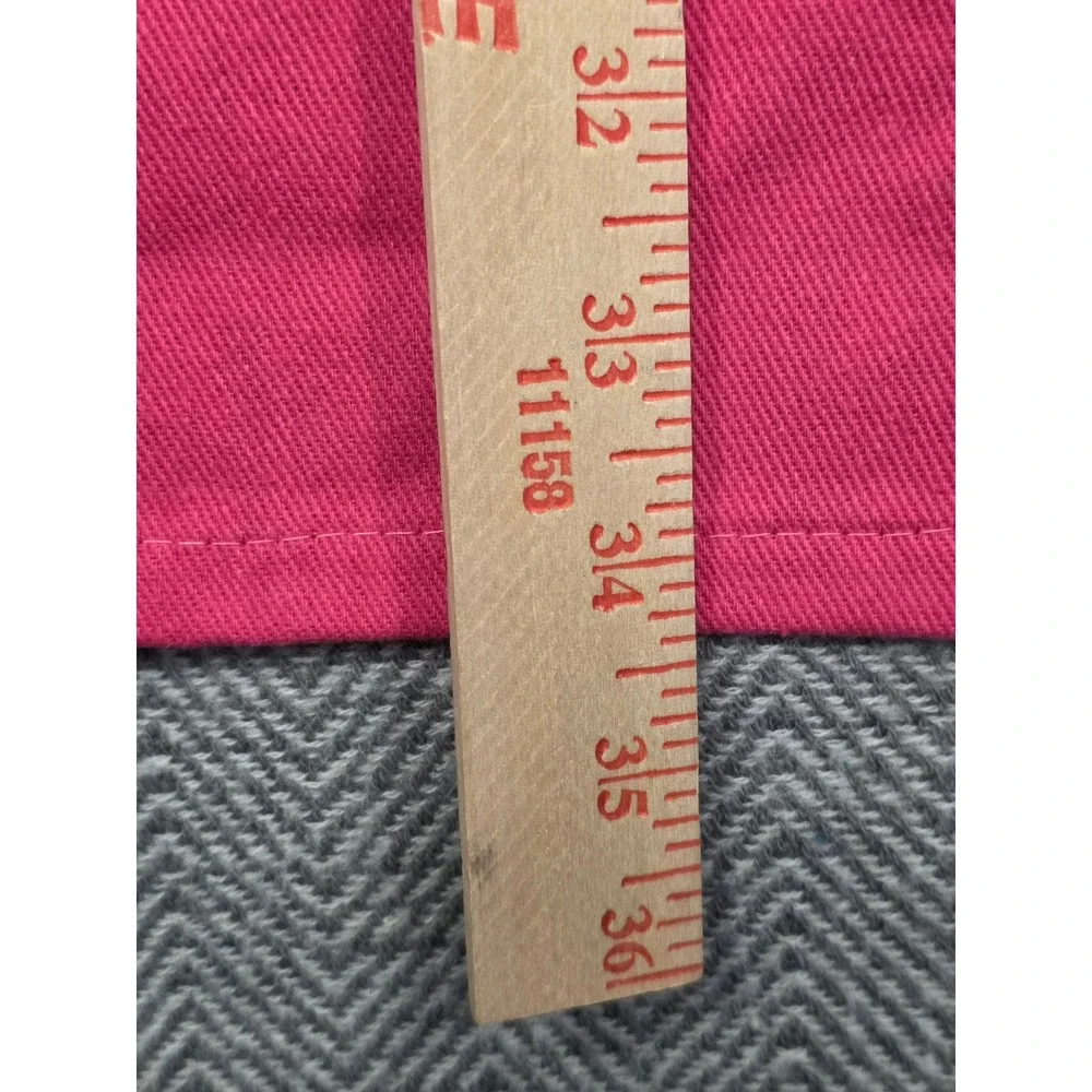 Sur La Table Fuchsia Pink 100% Cotton Bib Apron with‎ Pockets Style 3154 NEW